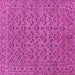 Square Persian Pink Traditional Rug, tr104pnk