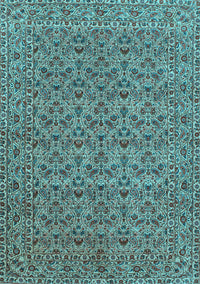 Persian Light Blue Traditional Rug, tr104lblu