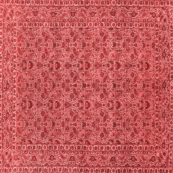 Machine Washable Persian Red Traditional Rug, wshtr104red