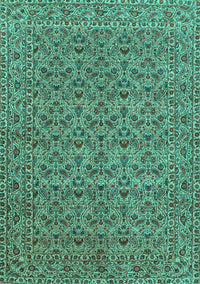 Persian Turquoise Traditional Rug, tr104turq