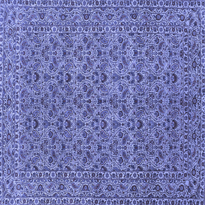 Square Persian Blue Traditional Rug, tr104blu