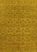 Persian Yellow Traditional Rug, tr104yw