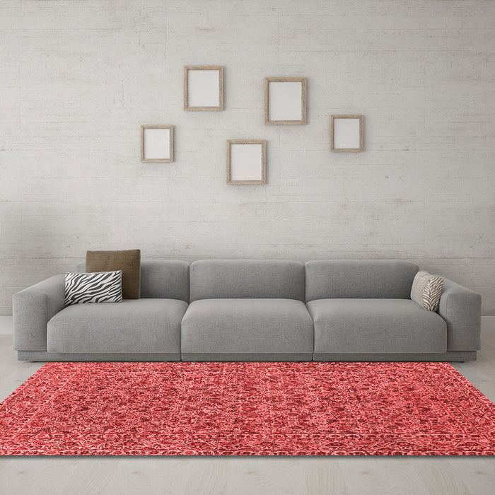 Traditional Red Washable Rugs