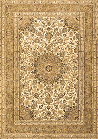 Medallion Brown Traditional Rug, tr1050brn