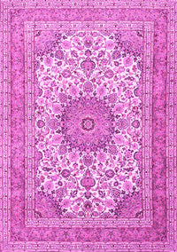 Medallion Pink Traditional Rug, tr1050pnk