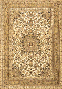 Medallion Brown Traditional Rug, tr1051brn