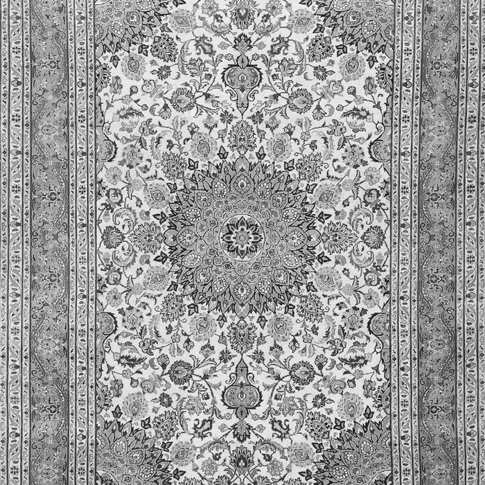 Medallion Gray Traditional Rug, tr1051gry