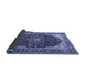 Sideview of Medallion Blue Traditional Rug, tr1052blu