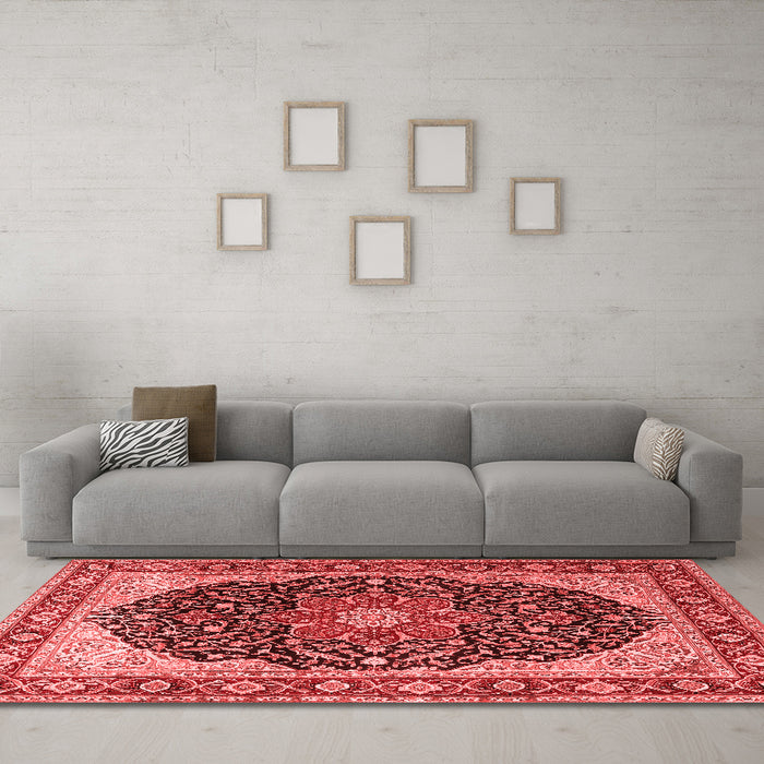 Traditional Red Washable Rugs