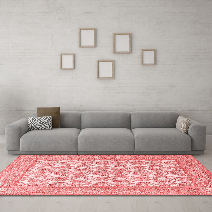Traditional Red Washable Rugs