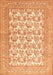 Persian Orange Traditional Rug, tr1053org