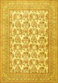 Persian Yellow Traditional Rug, tr1053yw