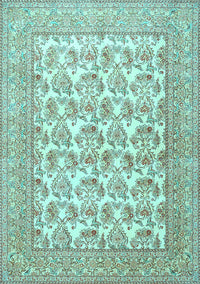 Persian Light Blue Traditional Rug, tr1053lblu