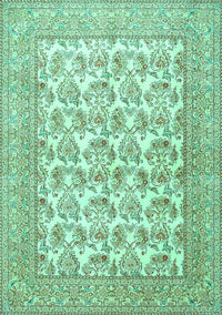 Persian Turquoise Traditional Rug, tr1053turq