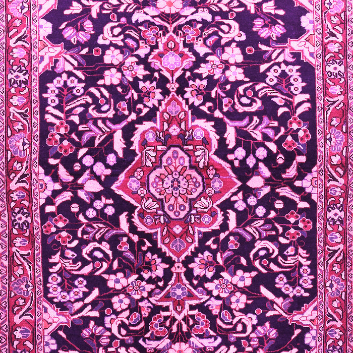 Medallion Pink Traditional Rug, tr1055pnk