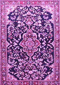 Medallion Purple Traditional Rug, tr1055pur