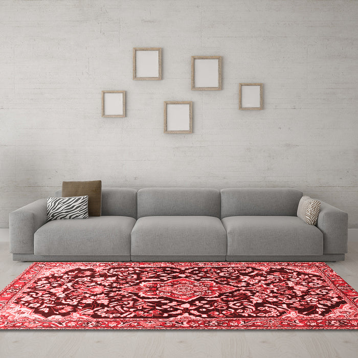 Traditional Red Washable Rugs