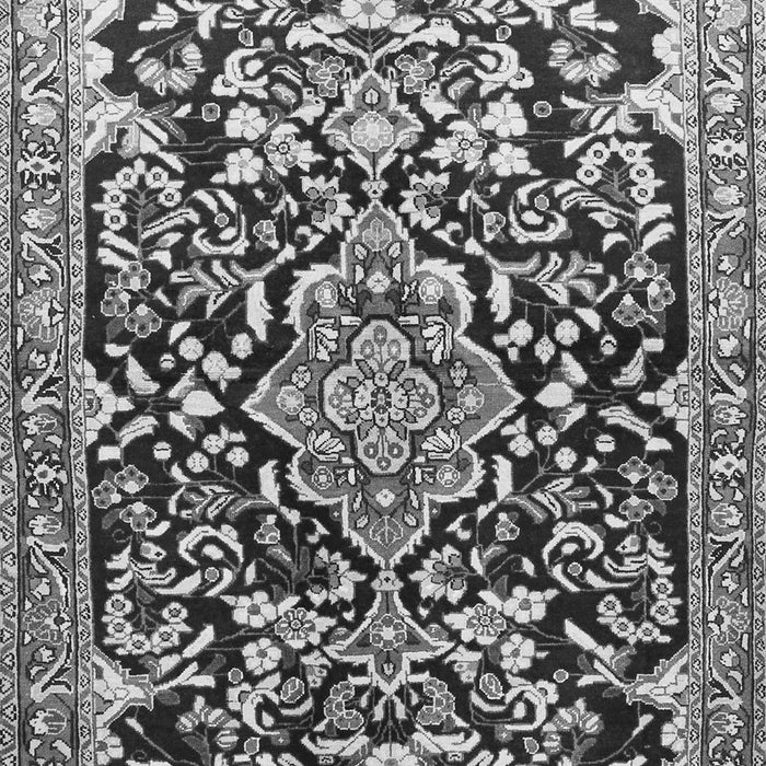 Medallion Gray Traditional Rug, tr1055gry