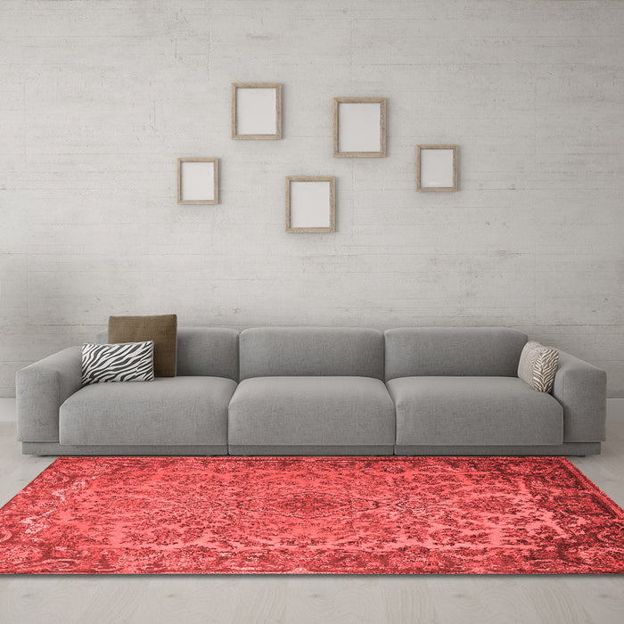 Traditional Red Washable Rugs