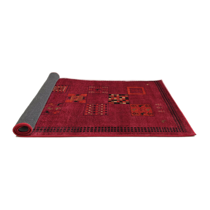 Sideview of Traditional Red Persian Rug, tr1057