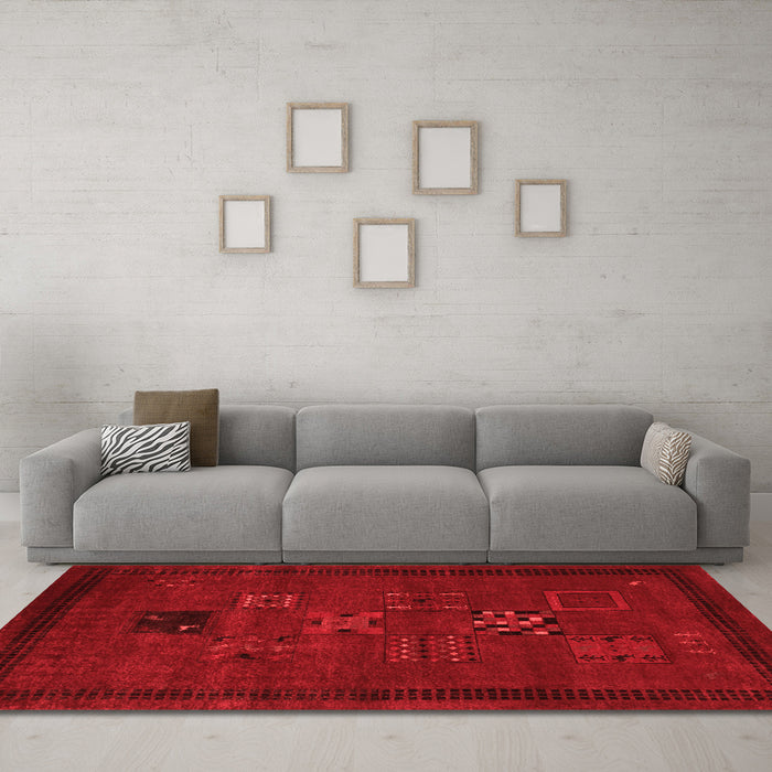 Traditional Red Washable Rugs