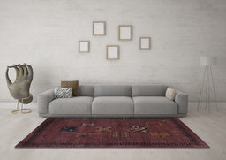 Machine Washable Persian Light Blue Traditional Rug in a Living Room, wshtr1057lblu