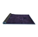 Sideview of Persian Blue Traditional Rug, tr1057blu