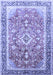 Medallion Blue Traditional Rug, tr1058blu