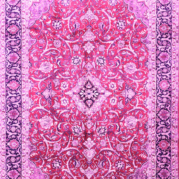 Medallion Pink Traditional Rug, tr1058pnk