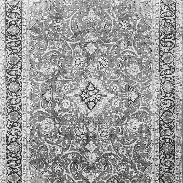 Medallion Gray Traditional Rug, tr1058gry