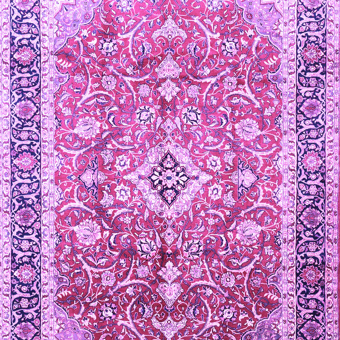 Medallion Purple Traditional Rug, tr1058pur