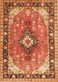 Persian Orange Traditional Rug, tr1059org