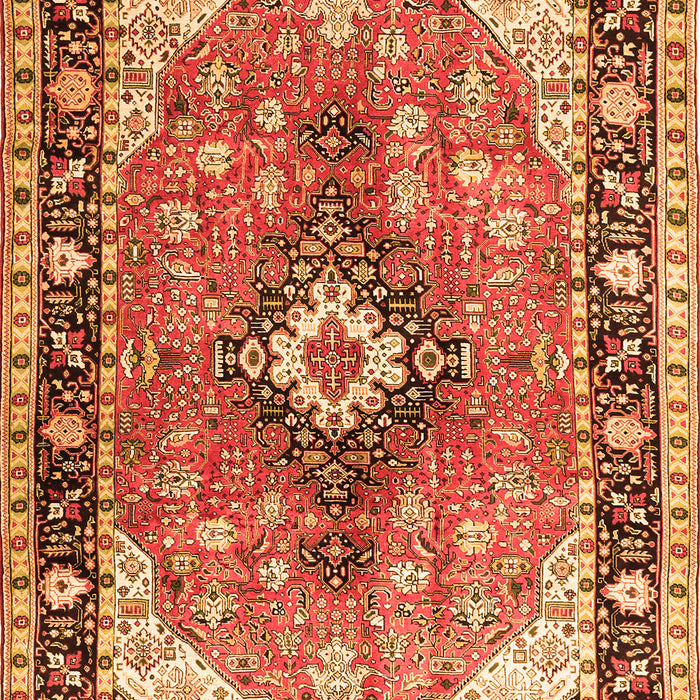 Persian Orange Traditional Rug, tr1059org