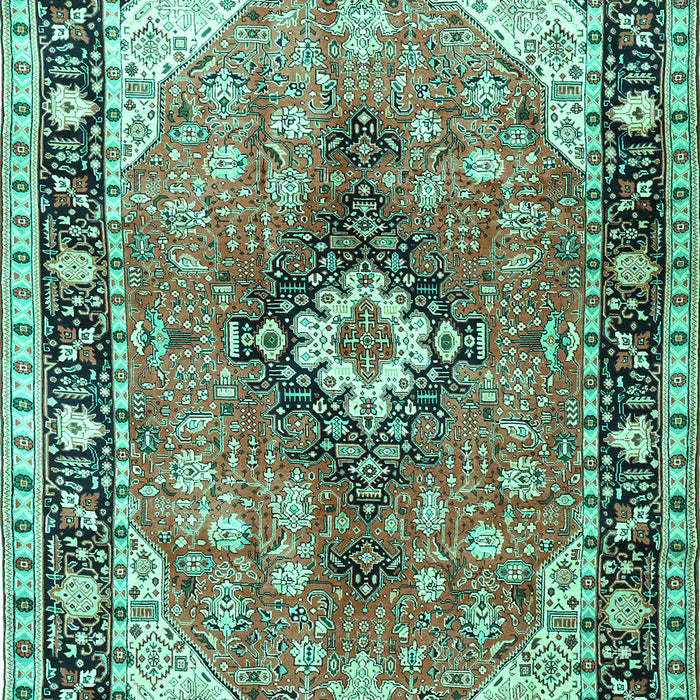 Persian Turquoise Traditional Rug, tr1059turq
