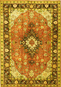 Persian Yellow Traditional Rug, tr1059yw