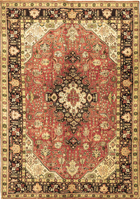 Persian Brown Traditional Rug, tr1059brn