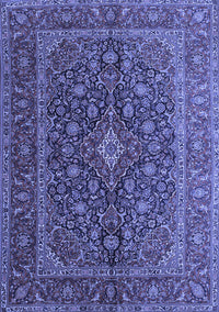 Medallion Blue Traditional Rug, tr105blu