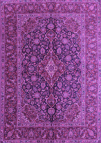 Medallion Purple Traditional Rug, tr105pur