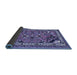 Sideview of Persian Blue Traditional Rug, tr1060blu