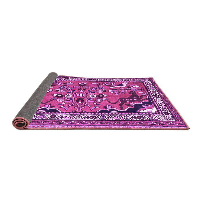 Sideview of Persian Purple Traditional Rug, tr1060pur