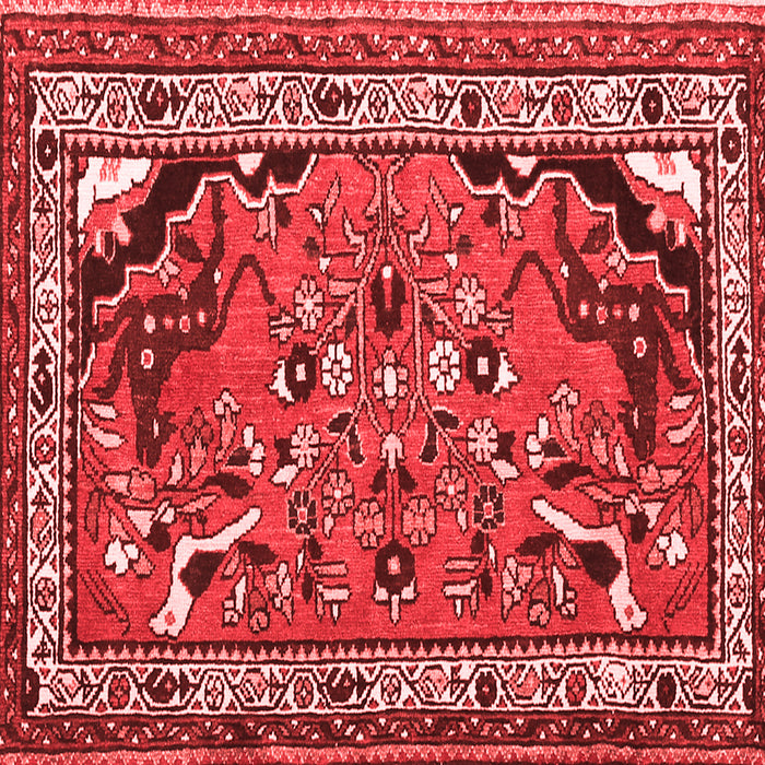 Machine Washable Persian Red Traditional Rug, wshtr1060red
