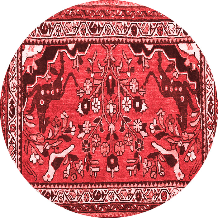Machine Washable Persian Red Traditional Rug, wshtr1060red