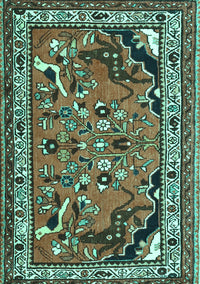 Persian Turquoise Traditional Rug, tr1060turq