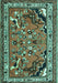 Persian Turquoise Traditional Rug, tr1060turq