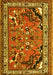 Machine Washable Persian Yellow Traditional Rug, wshtr1060yw