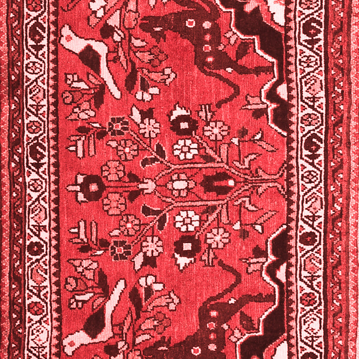 Machine Washable Persian Red Traditional Rug, wshtr1060red