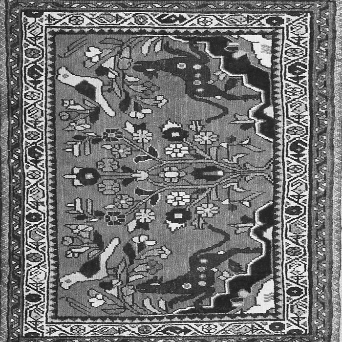 Serging Thickness of Persian Gray Traditional Rug, tr1060gry