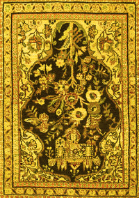 Persian Yellow Traditional Rug, tr1061yw