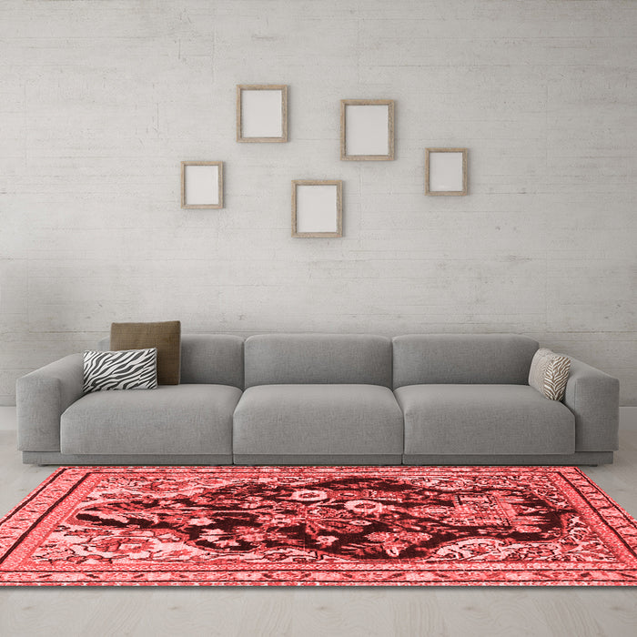 Traditional Red Washable Rugs
