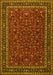 Machine Washable Persian Yellow Traditional Rug, wshtr1062yw